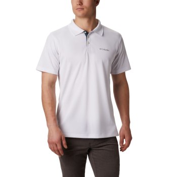 Pánské Polo Columbia Utilizer Bílé DKXLPE356